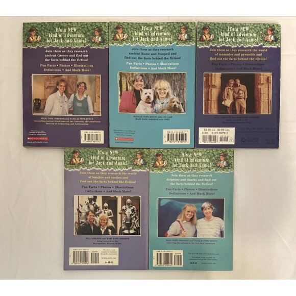 Lot of 5 Magic Treehouse Research Guides Mary Pope Osborne Greece Rome Castles - Picture 2 of 10